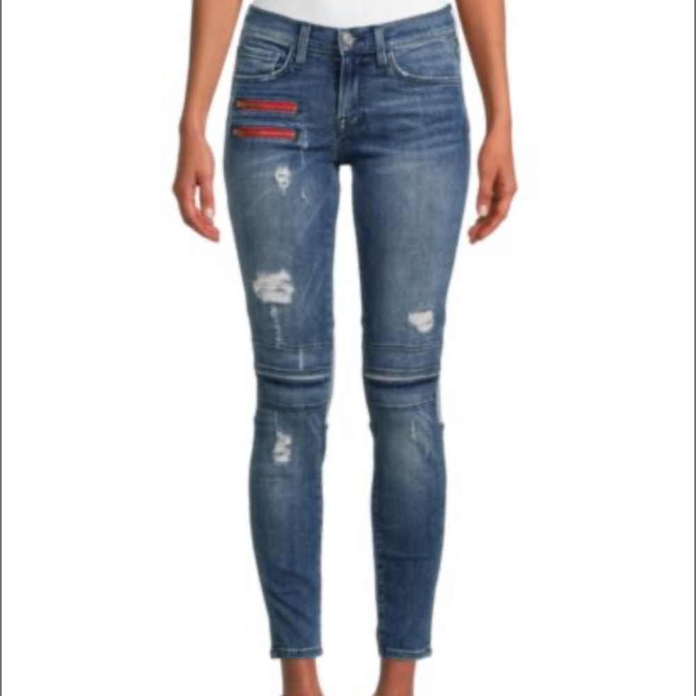 Etienne Marcel- Multi-Zip Detailed Skinny Jeans size 26-Perfect condition